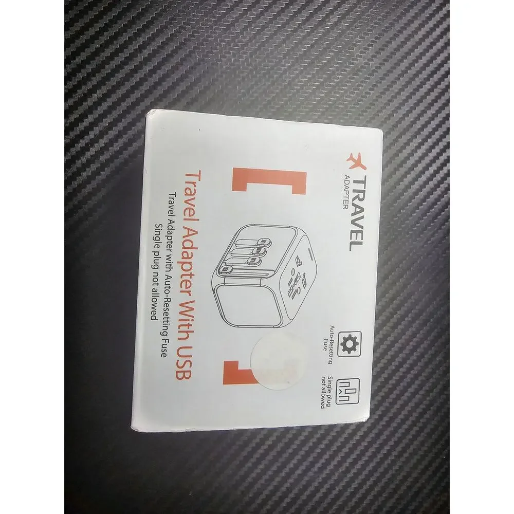 Universal International Charger AC Plug 3 USB-A & 1 USB Type-C - USA EU UK AUS